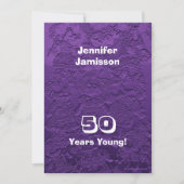 50e verjaardag Paarse Rag Dolls Young Kaart (Voorkant)
