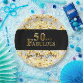 50e verjaardag papieren bordje (Feest)
