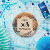 50e verjaardag papieren bordje (Feest)