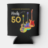 50e verjaardag Partij 50 Rocks - Speciaal geperson Blikjeskoeler (Voorkant)