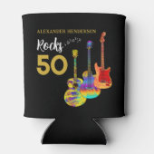 50e verjaardag Partij 50 Rocks - Speciaal geperson Blikjeskoeler (Achterkant)