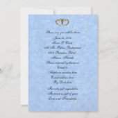 50e verjaardag partijuitnodiging voor ouders kaart (Achterkant)