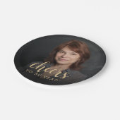 50e verjaardag Party Foto Proost Papieren Bordje (Gekanteld)