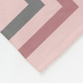 50e verjaardag Party Fotocollage Dusty Blush Roze Fleece Deken (Hoek)