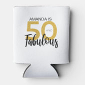 50e verjaardag Party Script Custom Blikjeskoeler (Voorkant)