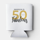 50e verjaardag Party Script Custom Blikjeskoeler (Achterkant)