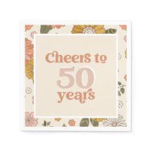 50e verjaardag Party servetten