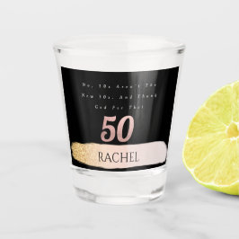 50e verjaardag Persoonlijk Schopglas Shot Glas