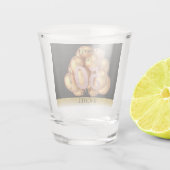 50e verjaardag Persoonlijk Schopglas Shot Glas (Achterkant)