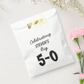 50e verjaardag Persoonlijke gunsttassen Bedankzakje (Gezegeld)
