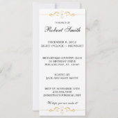 50e verjaardag Persoonlijke uitnodiging (Achterkant)