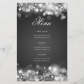 50e verjaardag Programma Glam Lights Silver Flyer (Achterkant)