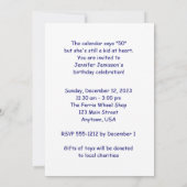 50e verjaardag Rag Dolls Silver Blue Kaart (Achterkant)