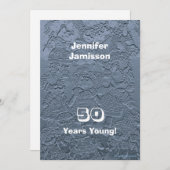 50e verjaardag Rag Dolls Silver Blue Kaart (Voorkant / Achterkant)