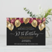 50e verjaardag Red en Gold van de Partij van de Aa Kaart (Staand voorkant)