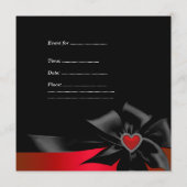 50e verjaardag Red Silver Zebra Black White Kaart (Achterkant)