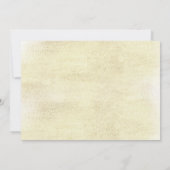 50e verjaardag Retro Typografie Goud Zwart Foto Kaart (Achterkant)