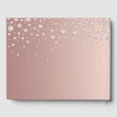 50e verjaardag roos goudblush diamonds gastenboek (Achterkant)