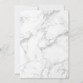 50e verjaardag - Roos gouden ballonnen marmeren ef Kaart (Achterkant)