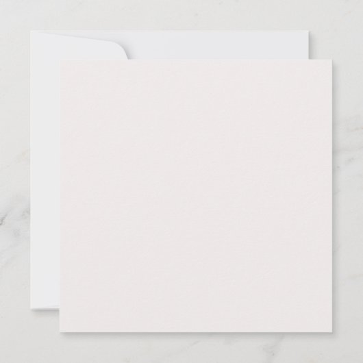 50e Verjaardag Roze Pioen Waterverf Platte Kaart (Achterkant)