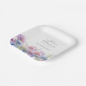 50e verjaardag september Geboortebloem Papieren Bordje (Gebogen)