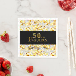 50e verjaardag servet