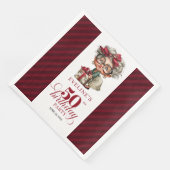 50e Verjaardag Servetten Grappige Oude Dame Feest  (Hoek)