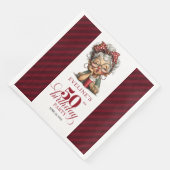 50e Verjaardag Servetten Grappige Oude Dame Origin (Hoek)