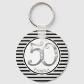 50e verjaardag Sleutelhanger (Voorkant)