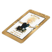 50e verjaardag Sparkle Glam Grappig Proost aan 50 Magneet (Linkerzijde)