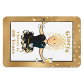 50e verjaardag Sparkle Glam Grappig Proost aan 50 Magneet (Horizontaal)