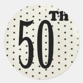50e verjaardag Stickers