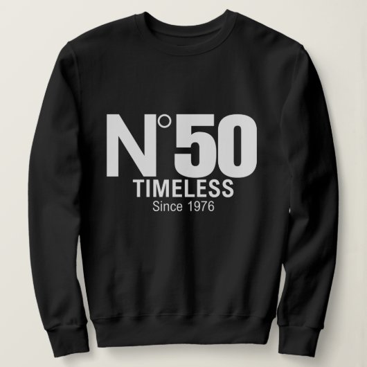 50e Verjaardag Sweatshirt (Design voorkant)