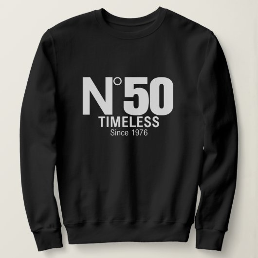 50e verjaardag sweatshirt (Design voorkant)