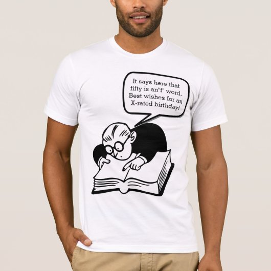 50e verjaardag t-shirt (Voorkant)