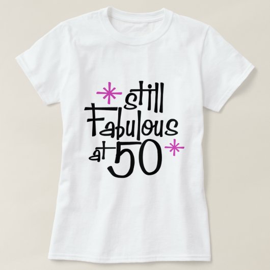50e verjaardag t-shirt (Design voorkant)