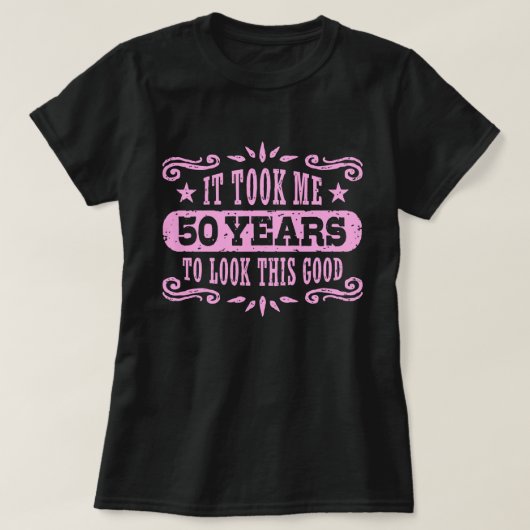 50e verjaardag t-shirt (Design voorkant)