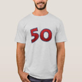 50e verjaardag t-shirt (Voorkant)