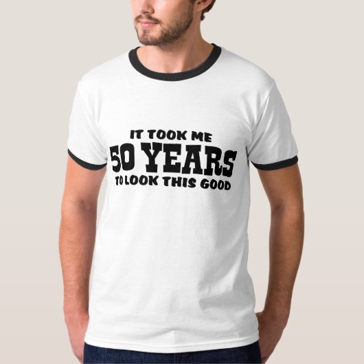 50e verjaardag t-shirt (Voorkant)