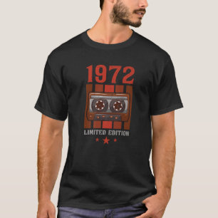 50e verjaardag T-shirt jaar 1972 beperkte editio