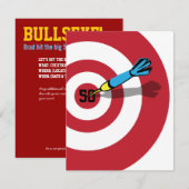 50e verjaardag - Target Bullseye Uitnodiging (Voorkant / Achterkant)