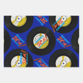 50e verjaardag terugwinning vinyl record met 45 rp inpakpapier vel (Voorkant 2)