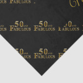 50e verjaardag tissuepapier (Detail)