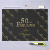 50e verjaardag tissuepapier (Craft)