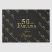 50e verjaardag tissuepapier (Voorkant)