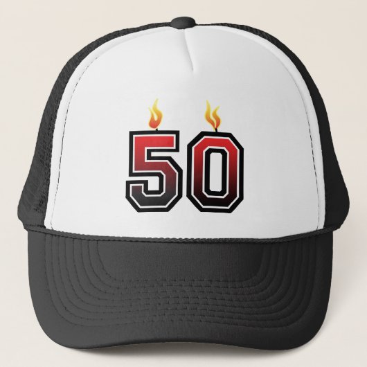 50e verjaardag trucker pet (Voorkant)