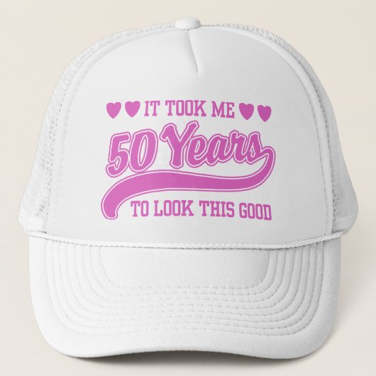 50e verjaardag trucker pet (Voorkant)