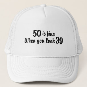 50e verjaardag trucker pet