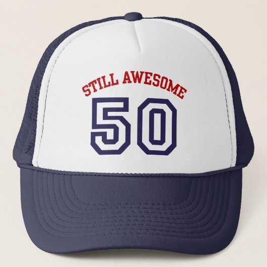 50e verjaardag trucker pet (Voorkant)
