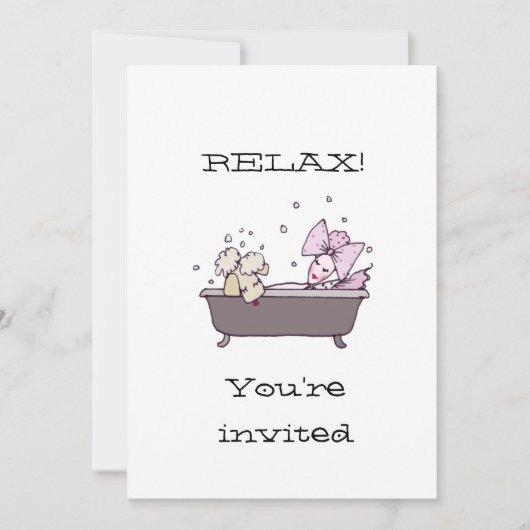 50e verjaardag tweeslachtig platte Kaart — Uitnodi (Voorkant)